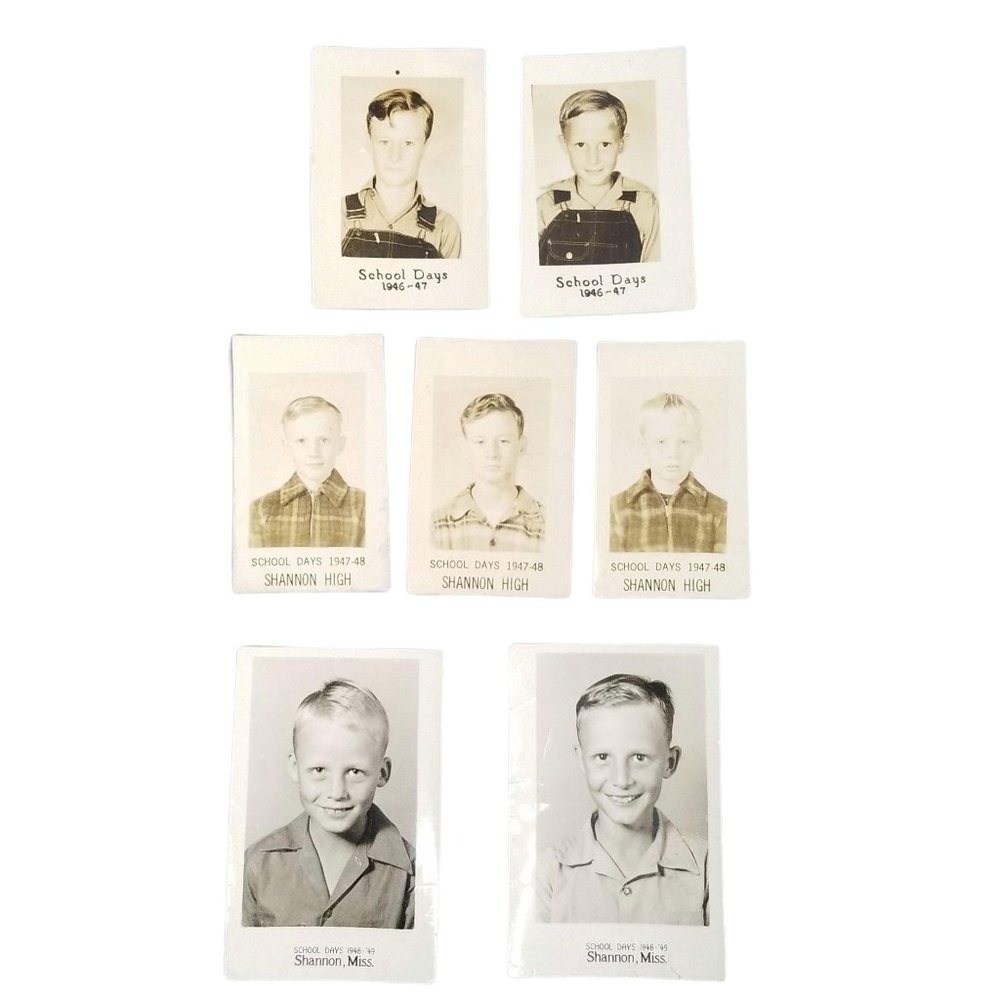 Vtg 1940s Photos School Days Students Shannon High